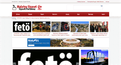 Desktop Screenshot of malatyasiyaset.com